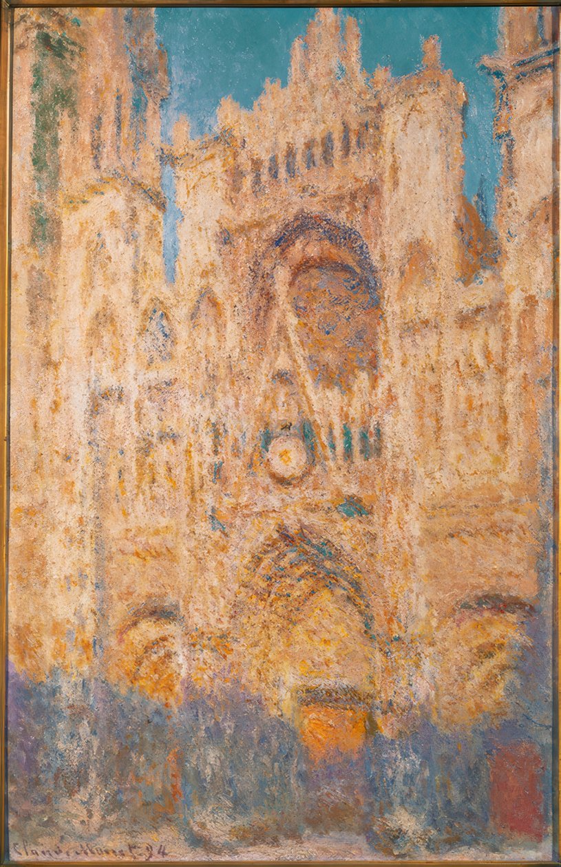 De kathedraal van Rouen door Claude Monet