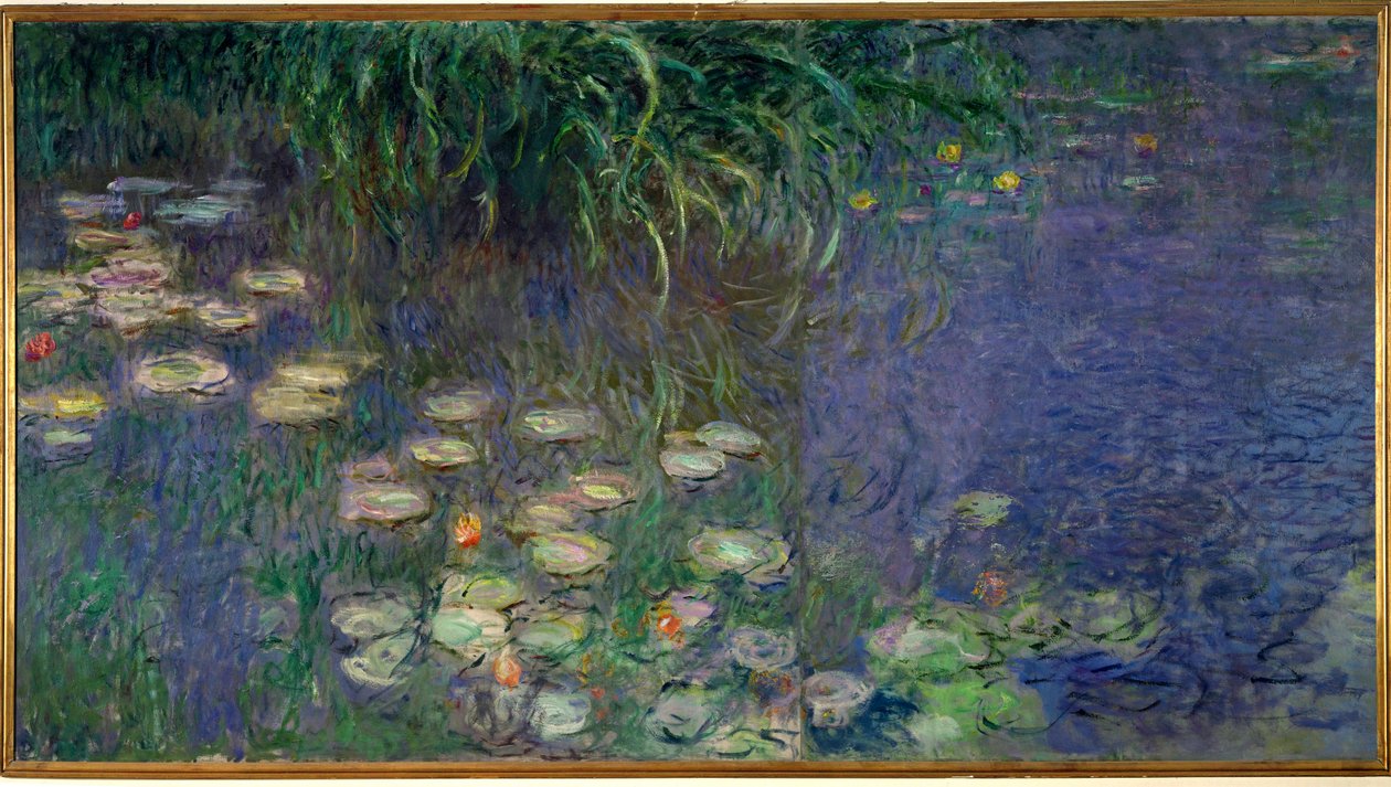 Les Nympheas (olieverf op doek) door Claude Monet