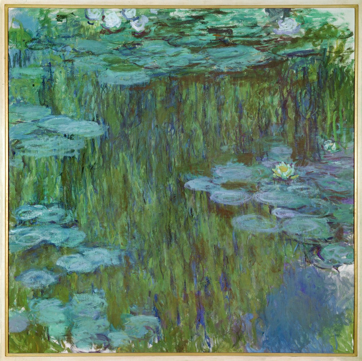 Nympheas a Giverny (olieverf op doek) door Claude Monet