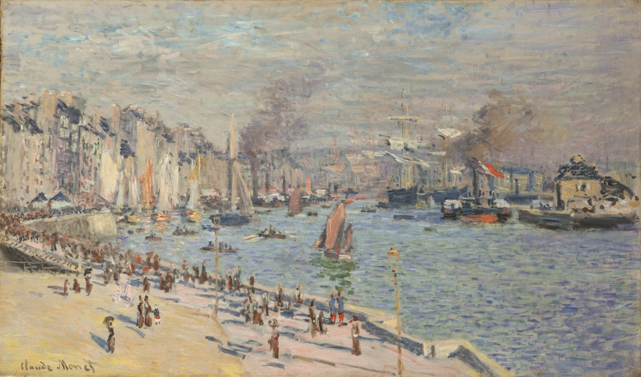 Haven van Le Havre door Claude Monet