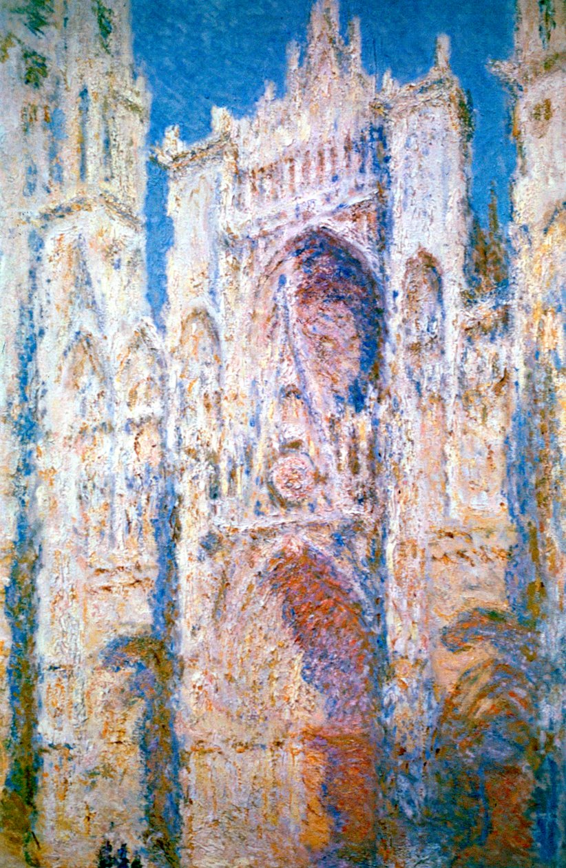 Kathedraal van Rouen, Harmonie in Blauw en Goud, 1894 door Claude Monet