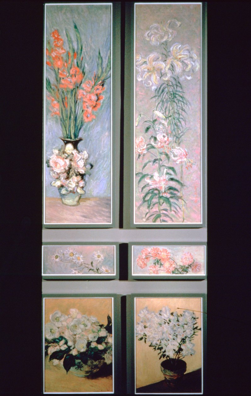 Set van deurpanelen door Claude Monet