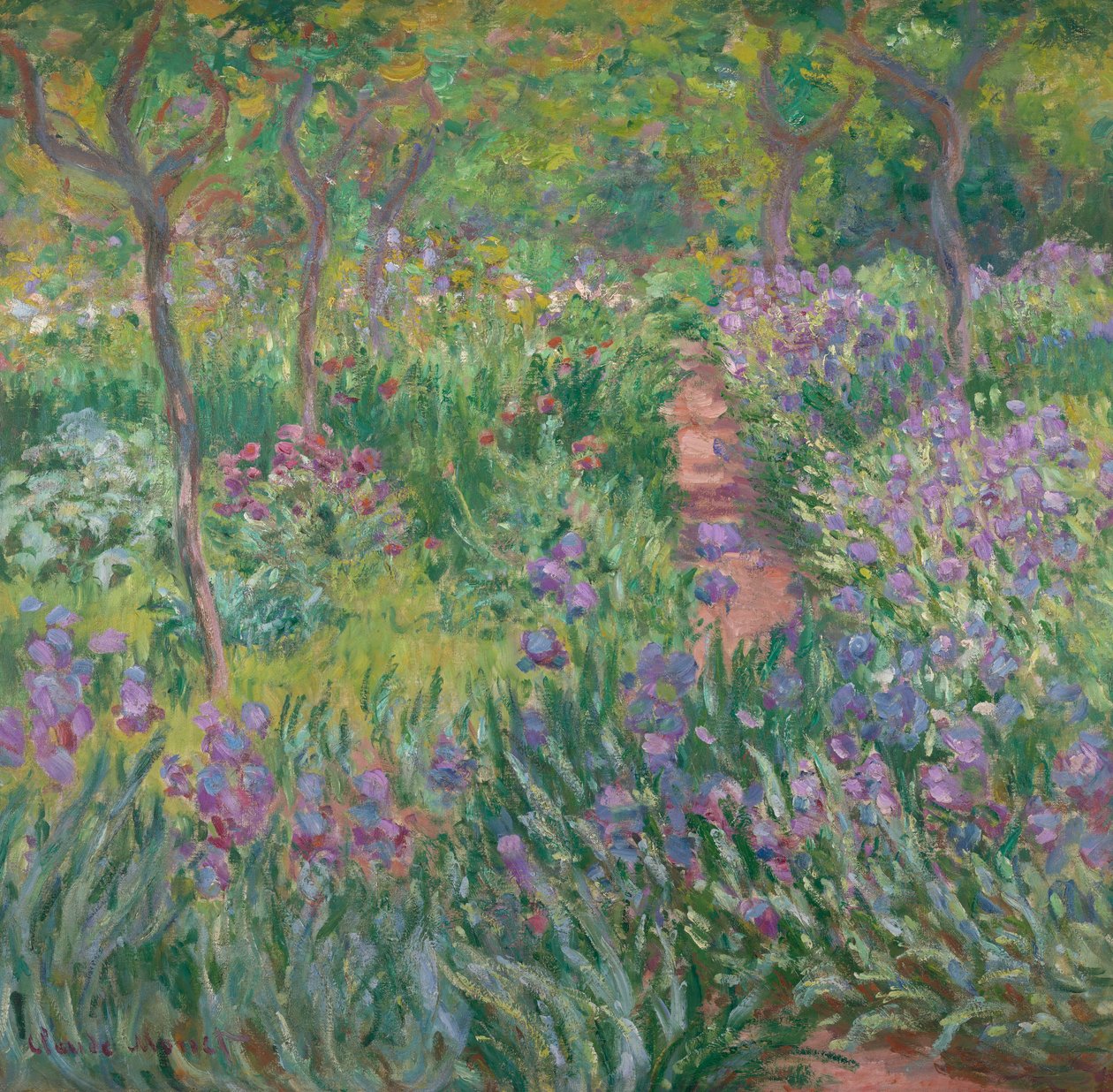 De kunstenaar door Claude Monet