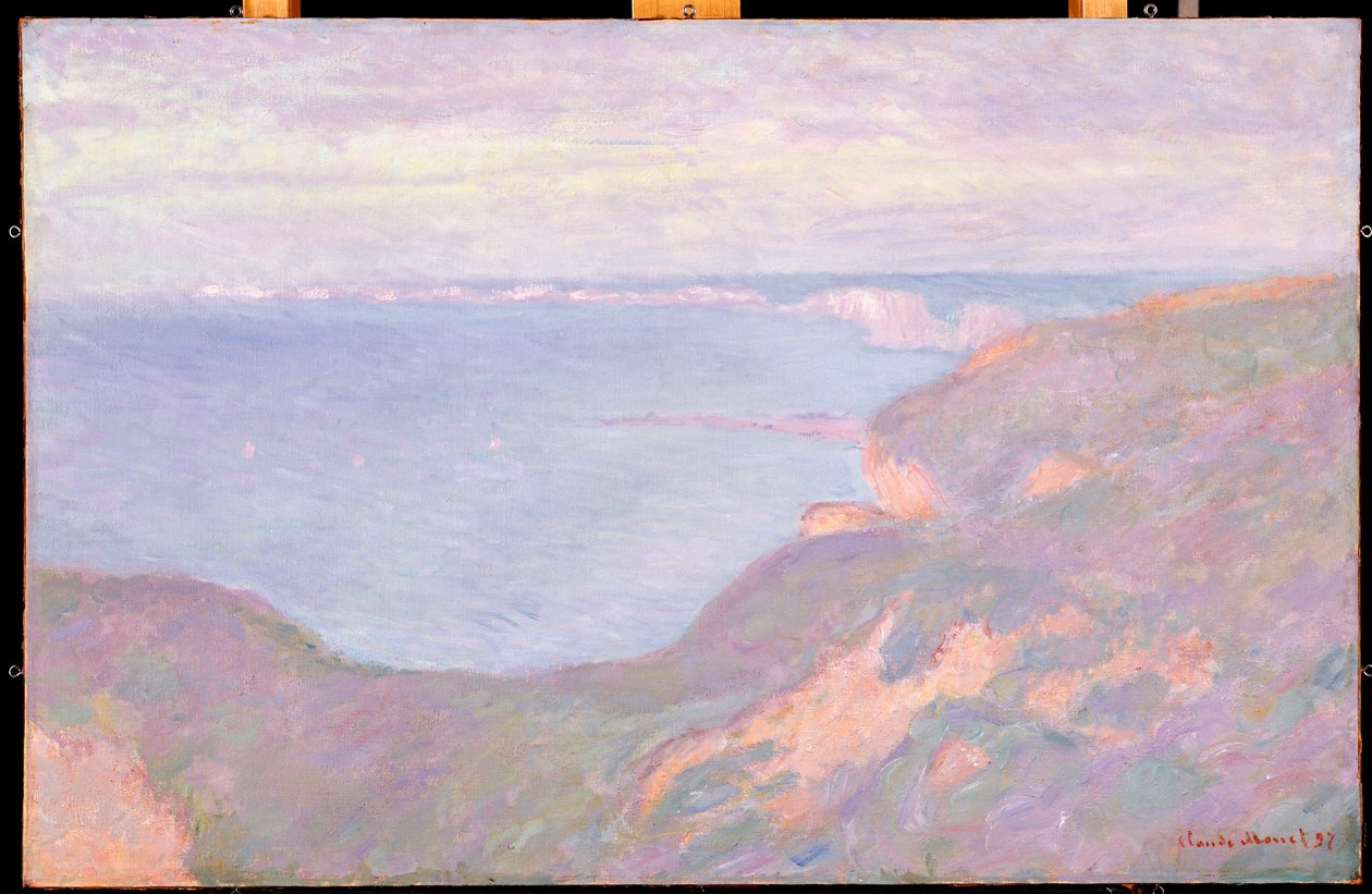 De Kliffen bij Dieppe, 1897 door Claude Monet