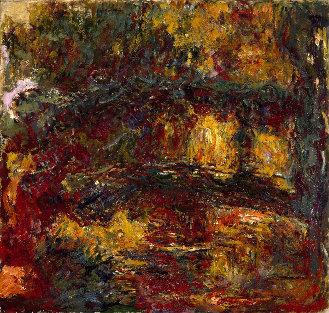 De Japanse brug, Giverny door Claude Monet