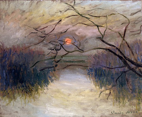 De Seine bij Vetheuil door Claude Monet