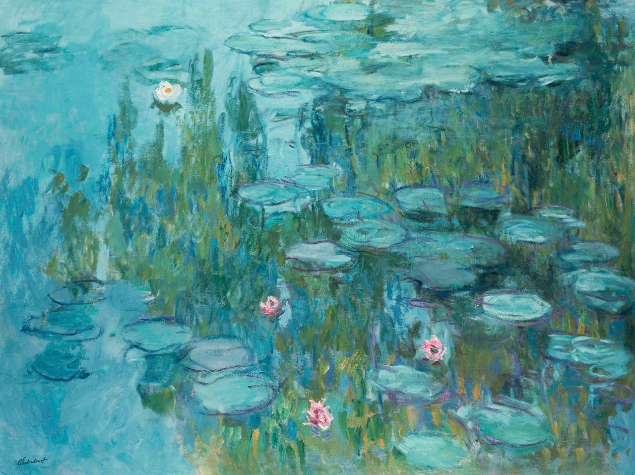 Waterlelies door Claude Monet