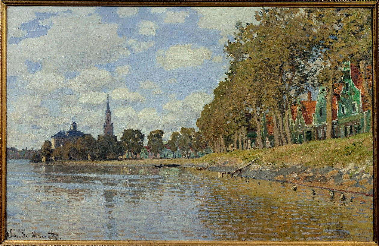 Zaandam door Claude Monet