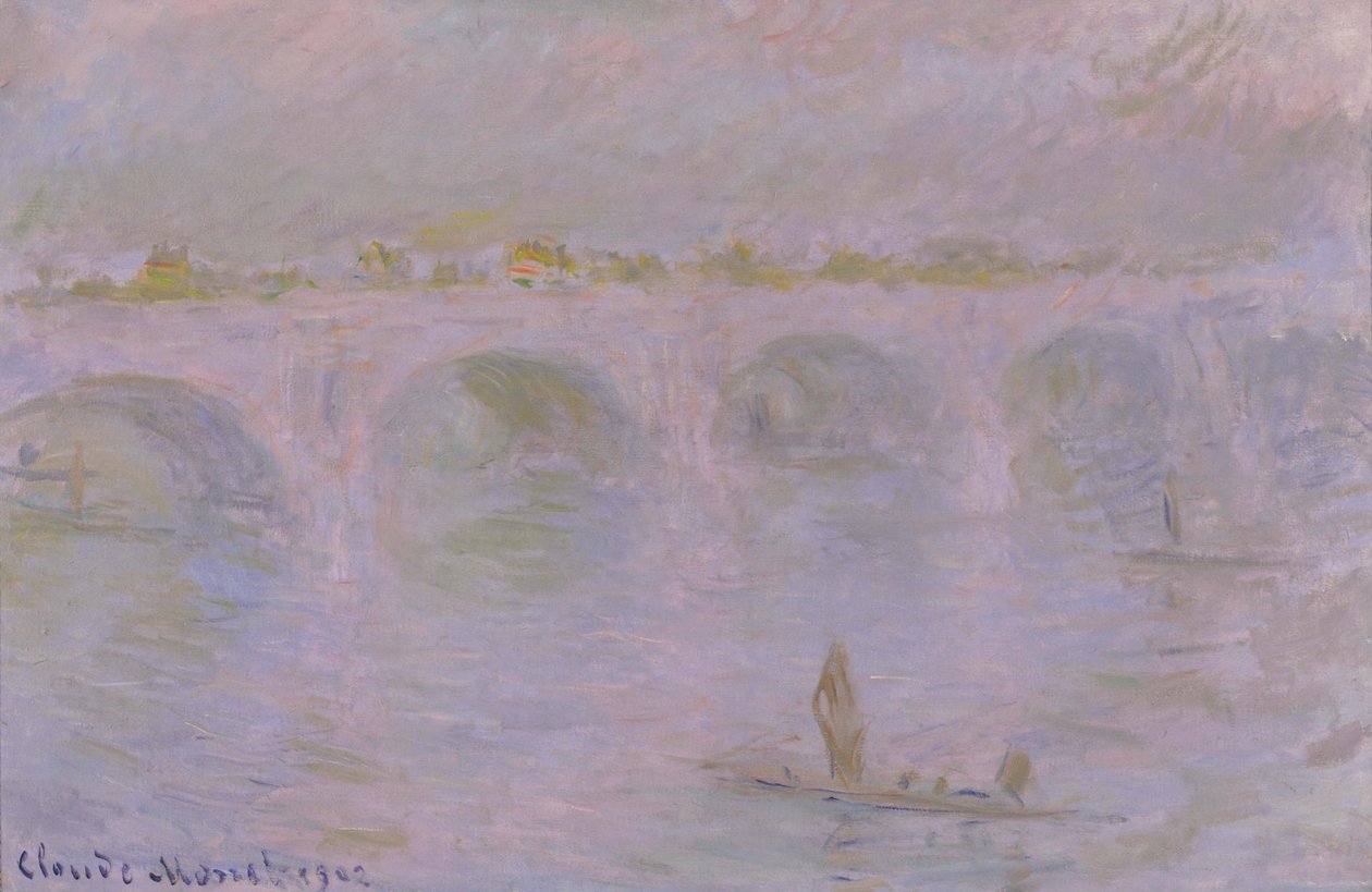 Waterloo Bridge, Londen door Claude Monet