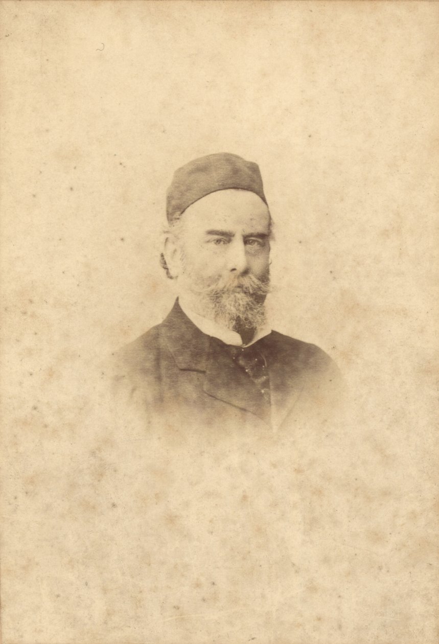 Portretfoto van Alfred Sisley door Clement Maurier
