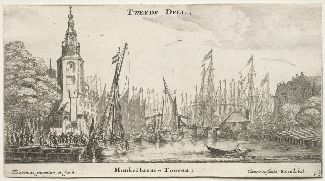 Verschillende schepen en uitzichten van Amsterdam (Verscheÿde Schepen en Gesichten van Amstelredam), Deel II door Clement de Jonghe