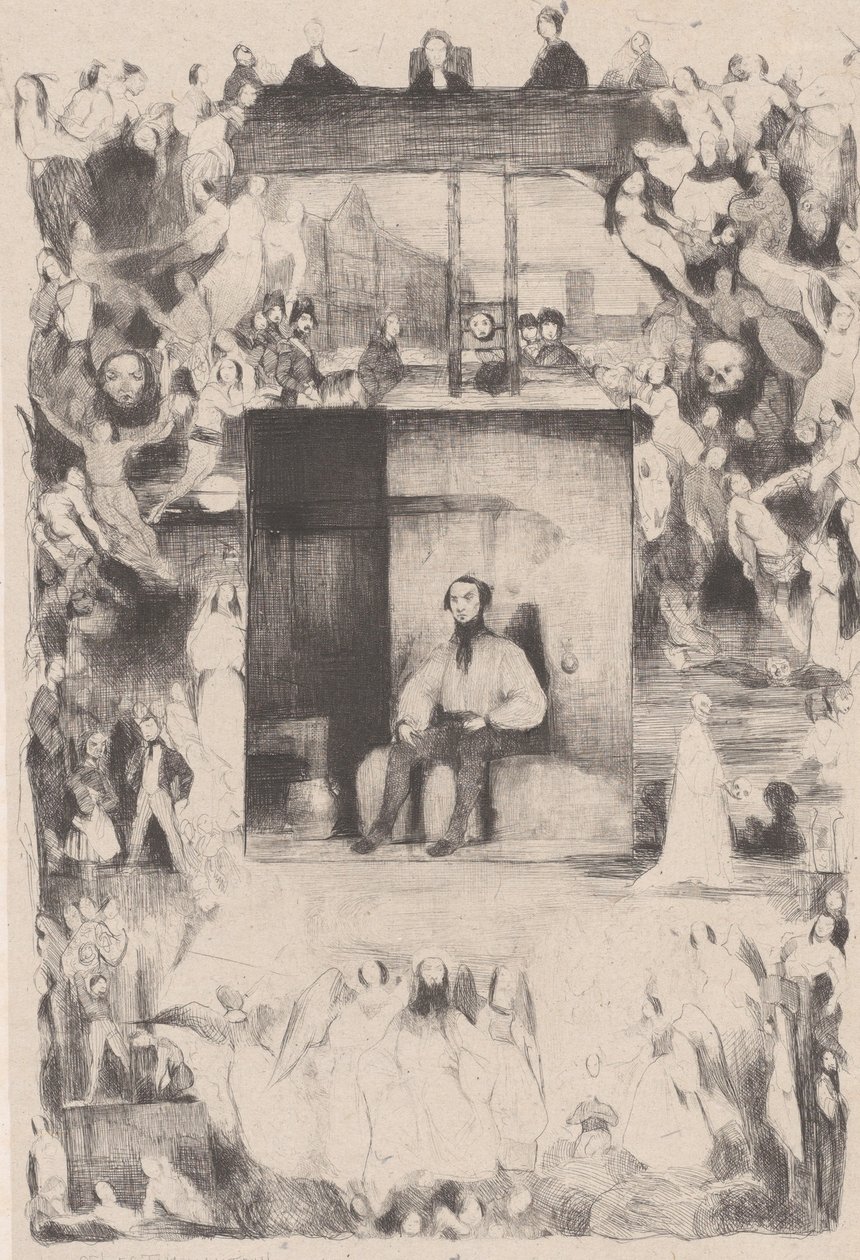 De Laatste Dag van een Veroordeelde Man, 1833 door Célestin Nanteuil