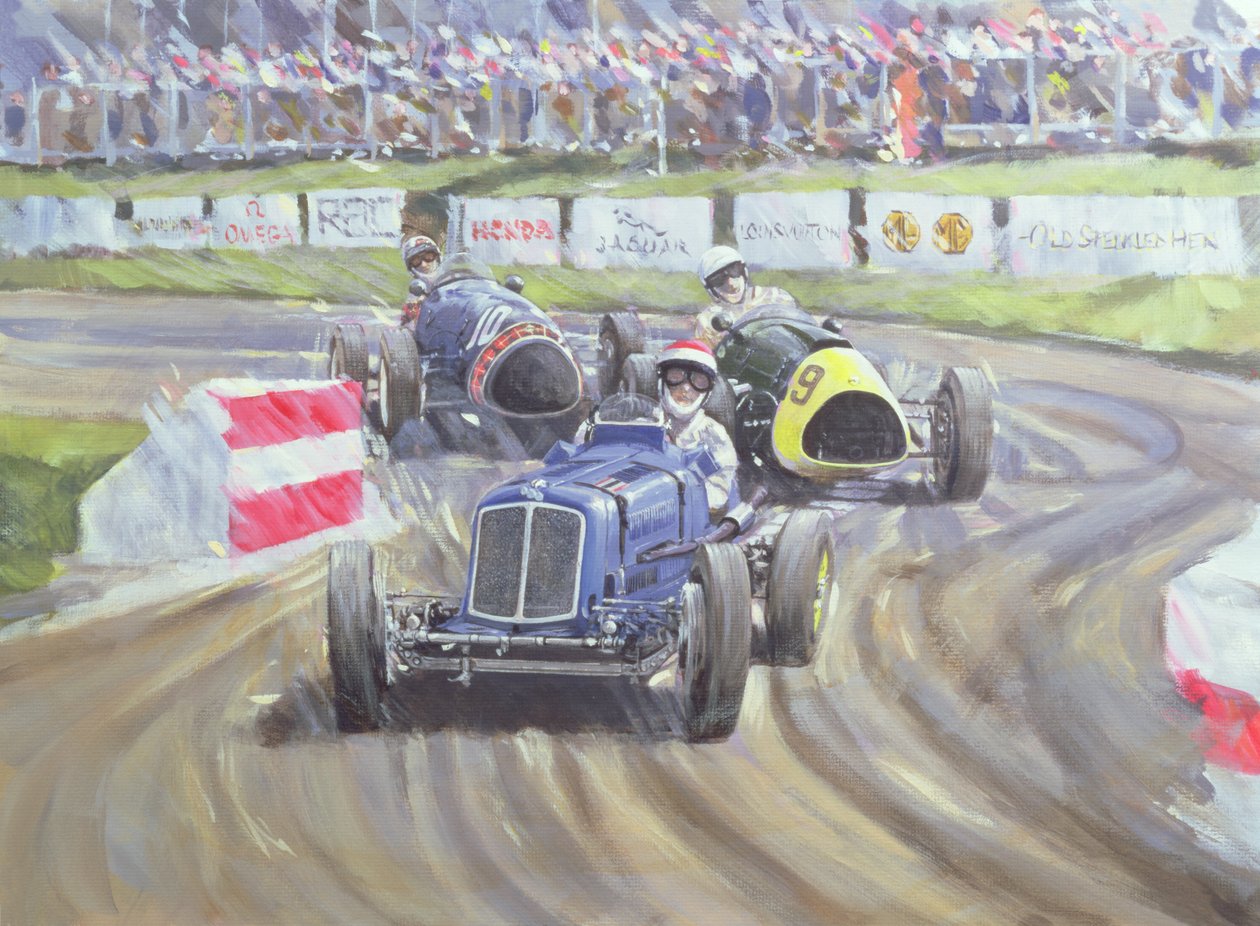 De Eerste Race bij de Goodwood Revival, 1998 door Clive Metcalfe