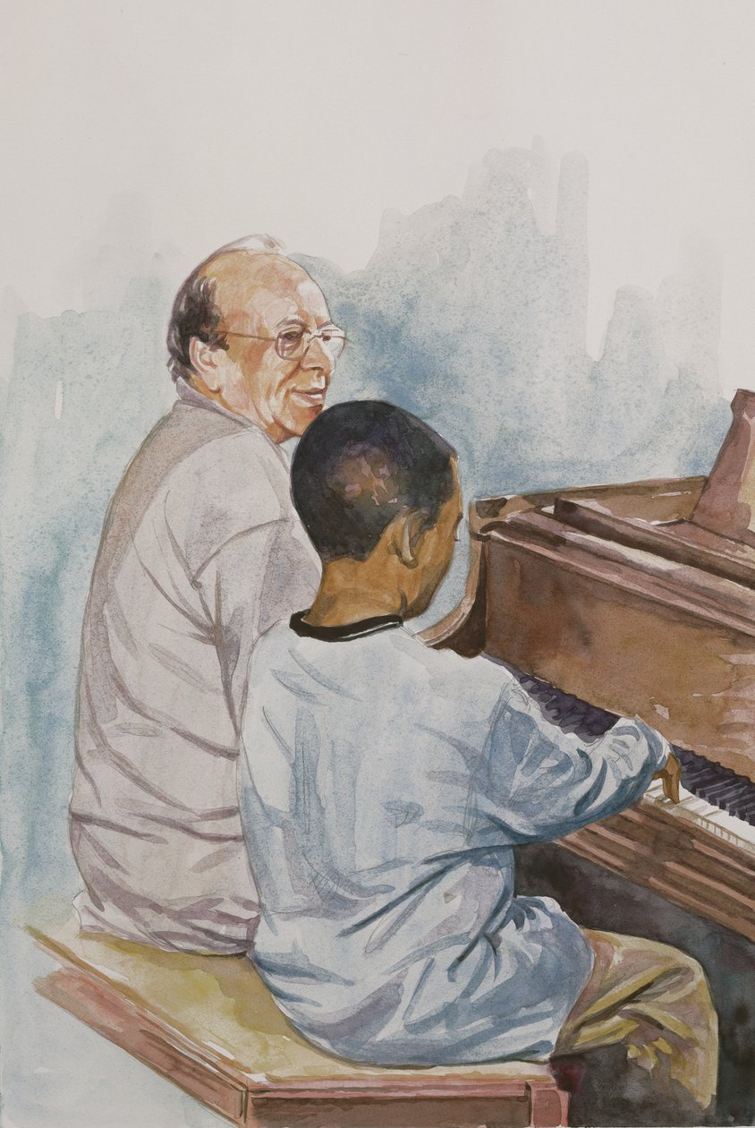 De pianoles, 2003 door Colin Bootman