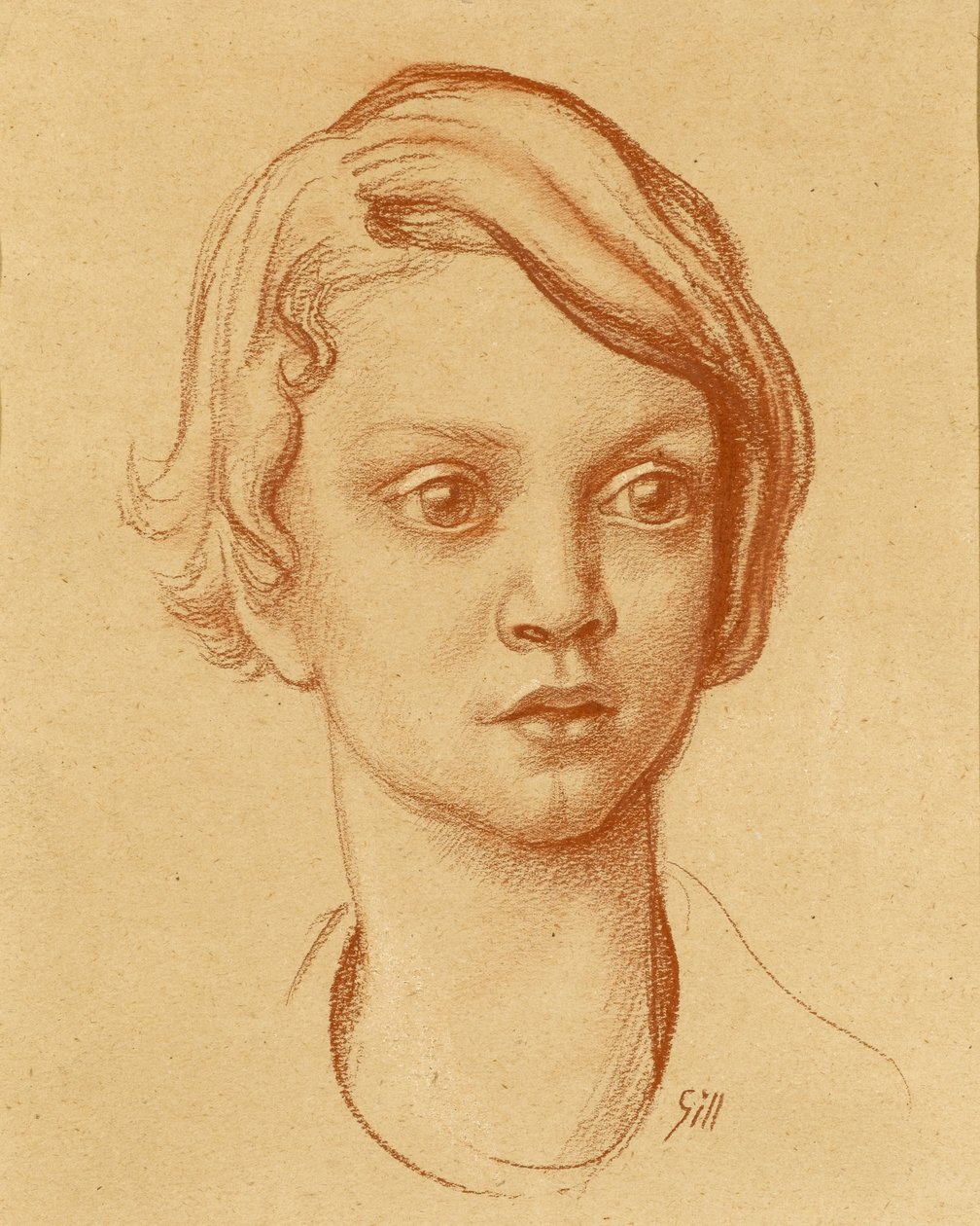 Portret van Sue Lethbridge, circa 1935 door Colin Unwin Gill