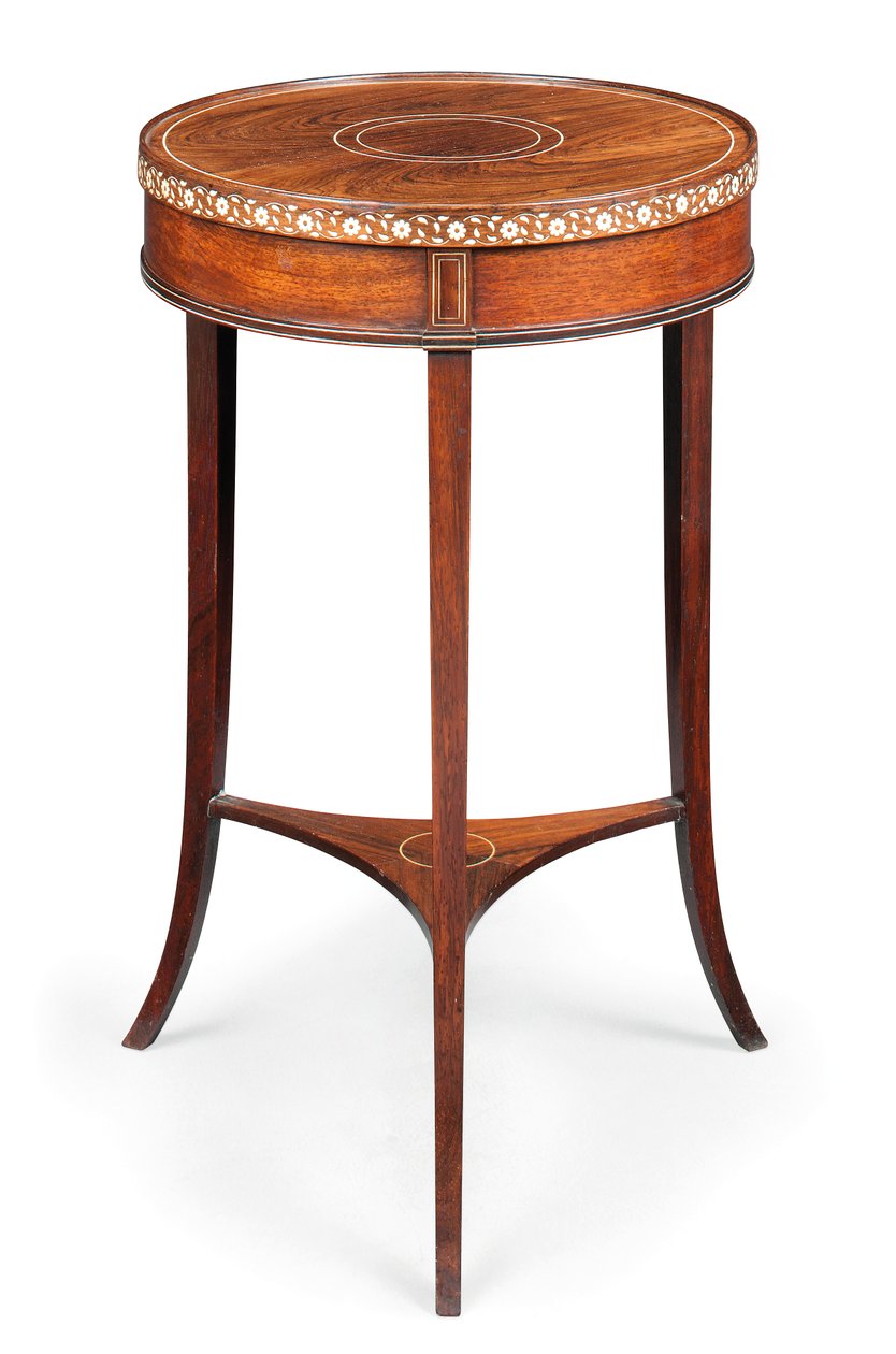 Victoriaanse ingelegde bijzettafel, ca. 1880 door Collinson and Lock