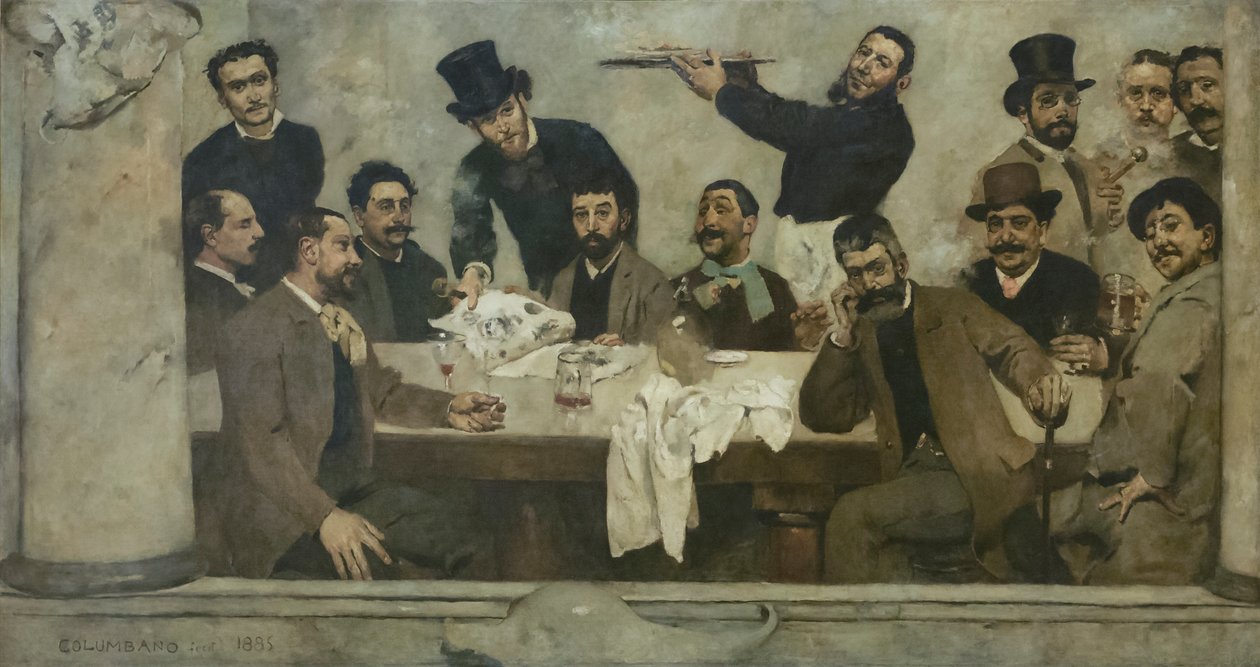 De Leeuwengroep door Columbano Bordalo Pinheiro