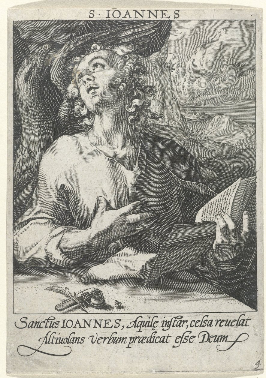 Evangelist Johannes door Conrad Goltz (possibly)
