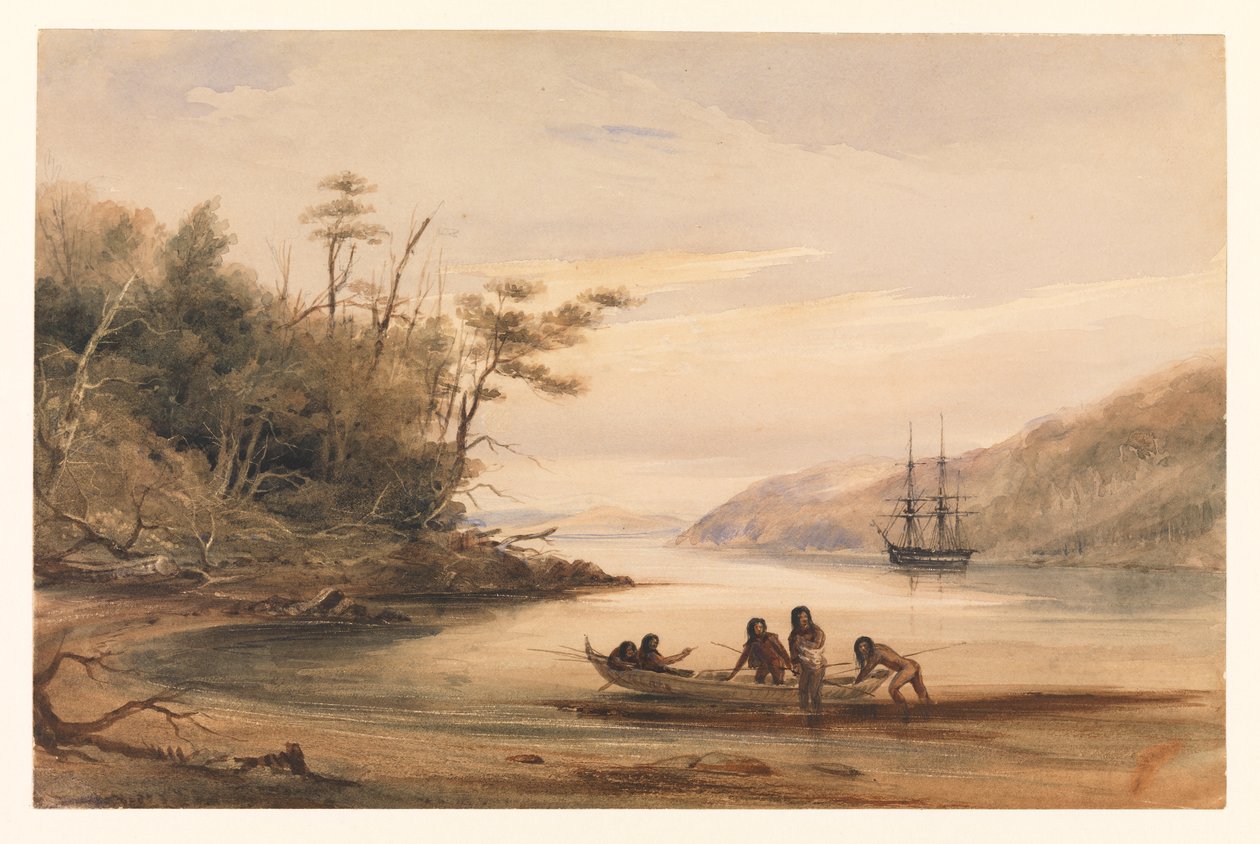 Portretbaai, Beagle Kanaal door Conrad Martens