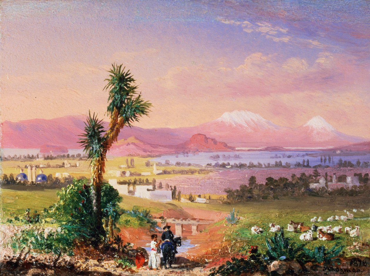 Een Uitzicht op Mexico-Stad door Conrad Wise Chapman