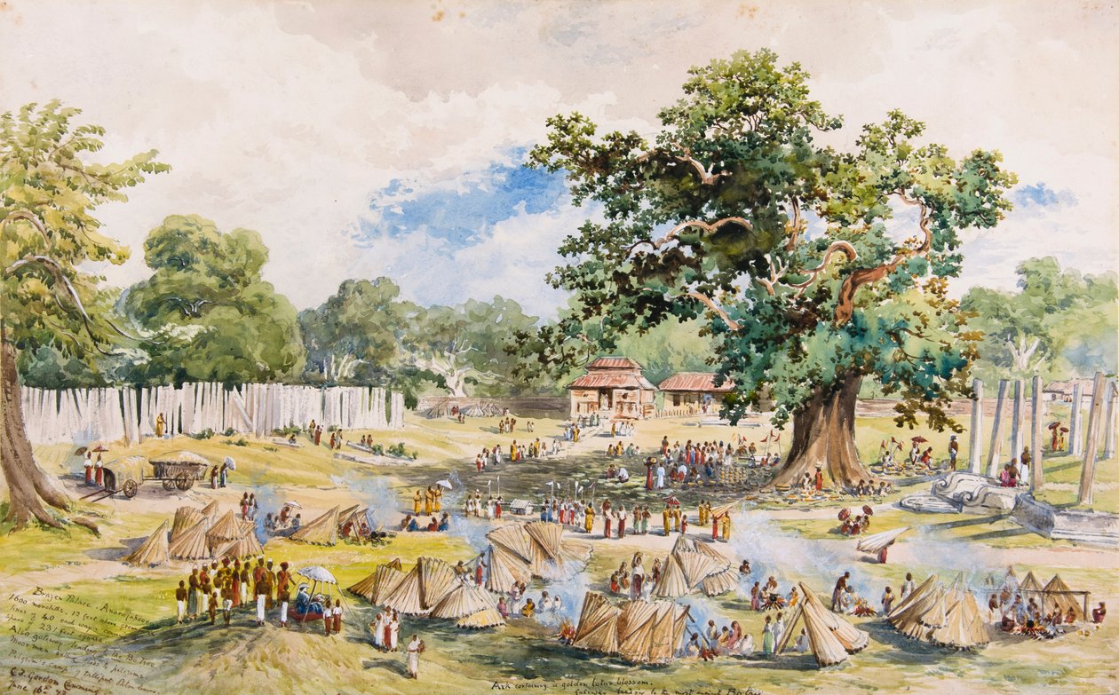Het Bronzen Paleis, Anuradhapura door Constance Frederica Gordon Cumming