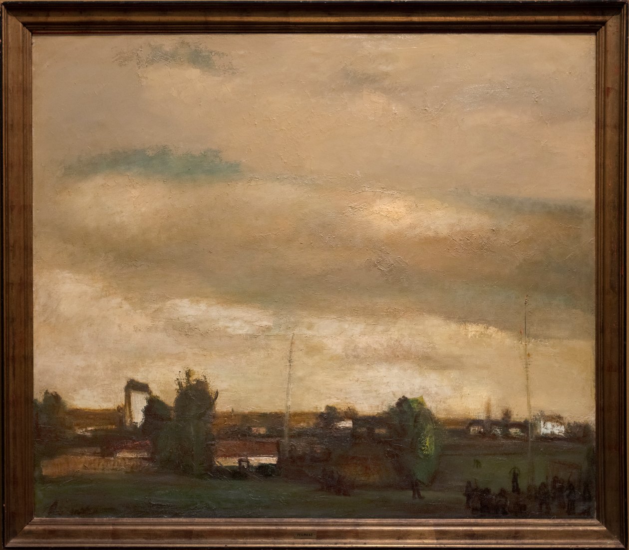 Dorp en boogschieten door Constant Permeke
