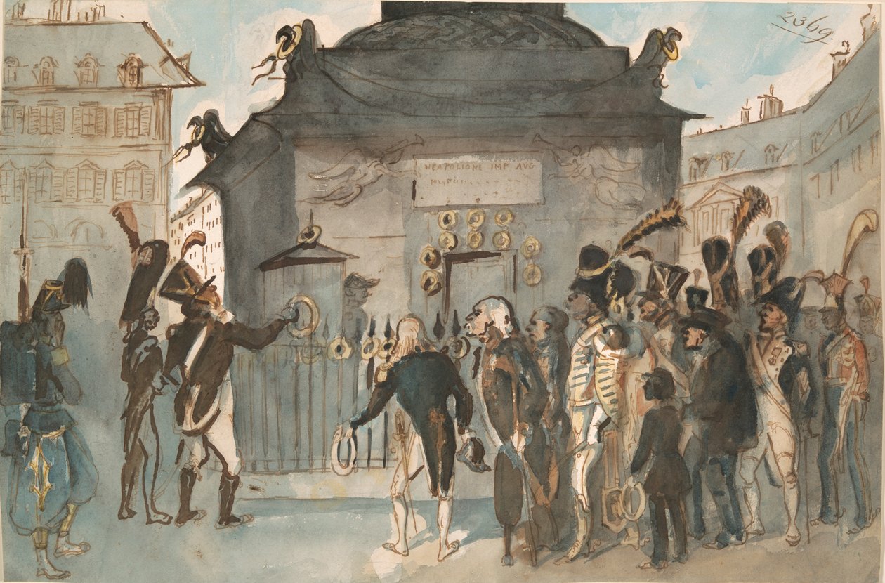 Oude soldaten van het keizerrijk door Constantin Guys