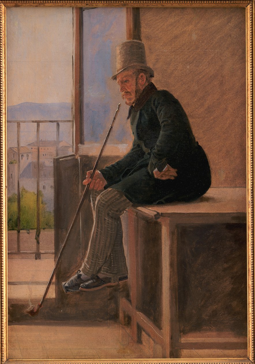De Schilder Jørgen Sonne door Constantin Hansen