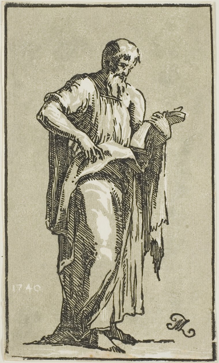 Een apostel door Conte Antonio Maria Zanetti the Elder