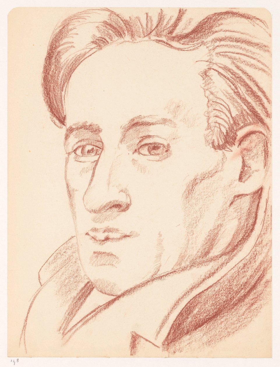 Zelfportret door Cor van Teeseling