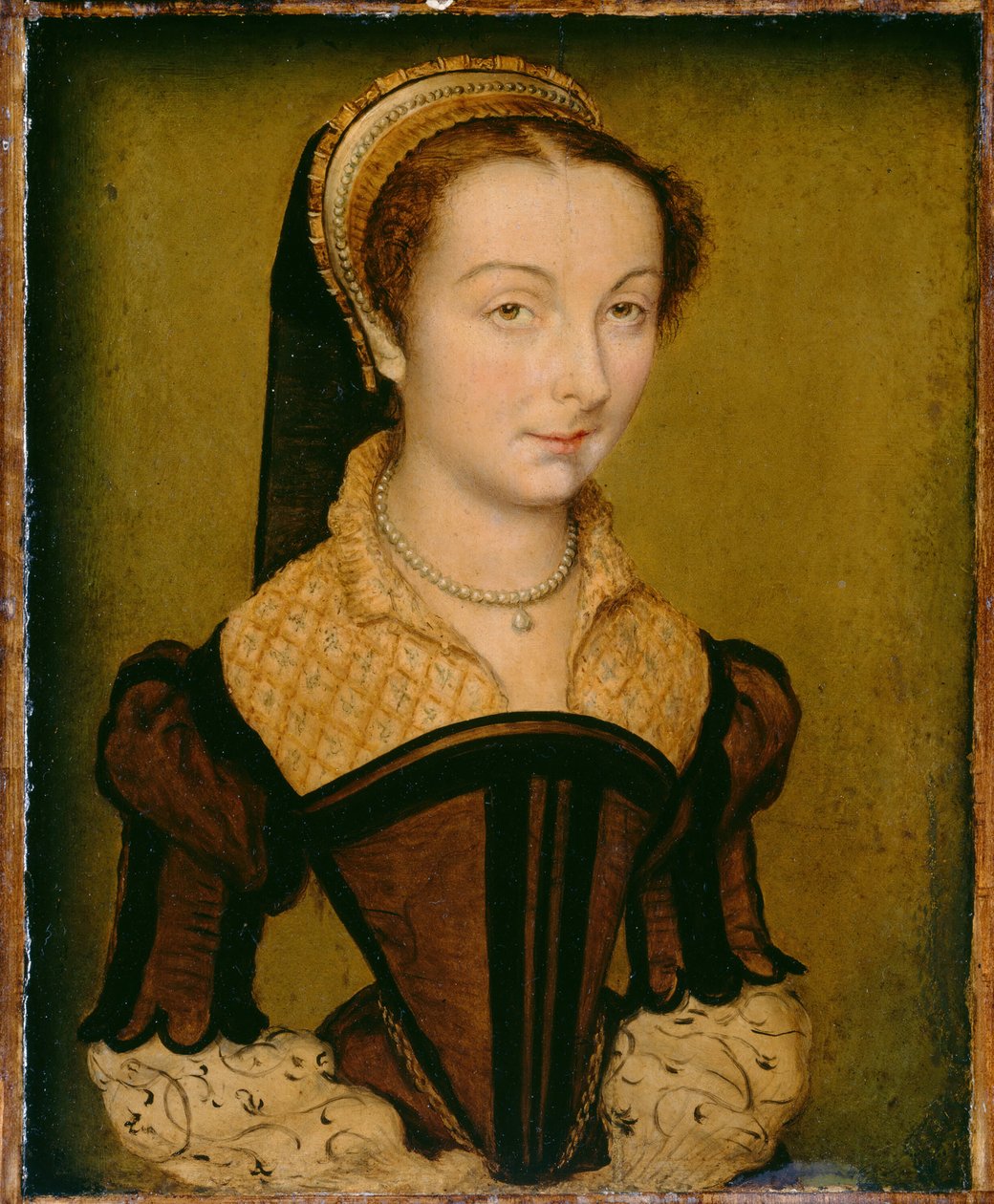 Portret van Louise de Halluin, dame de Cipierre, ca. 1555 door Corneille de Lyon