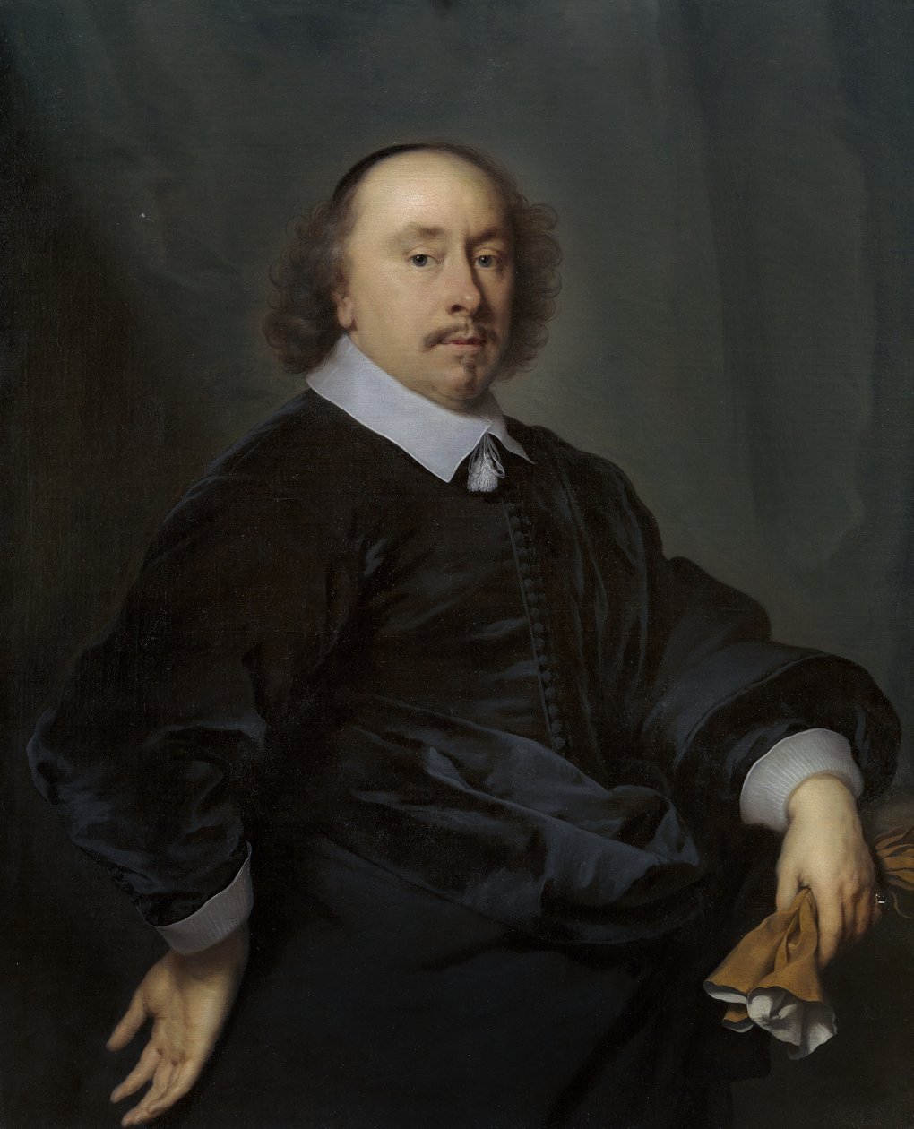 Portret van een man door Cornelis Janssens van Ceulen