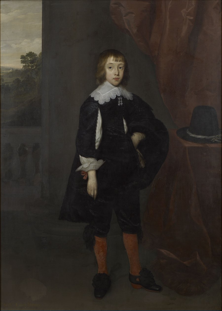 Portret van Christopher Hatton door Cornelis Janssens van Ceulen