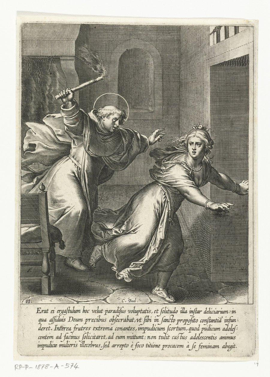 Thomas verjaagt de verzoeking door Cornelis Boel