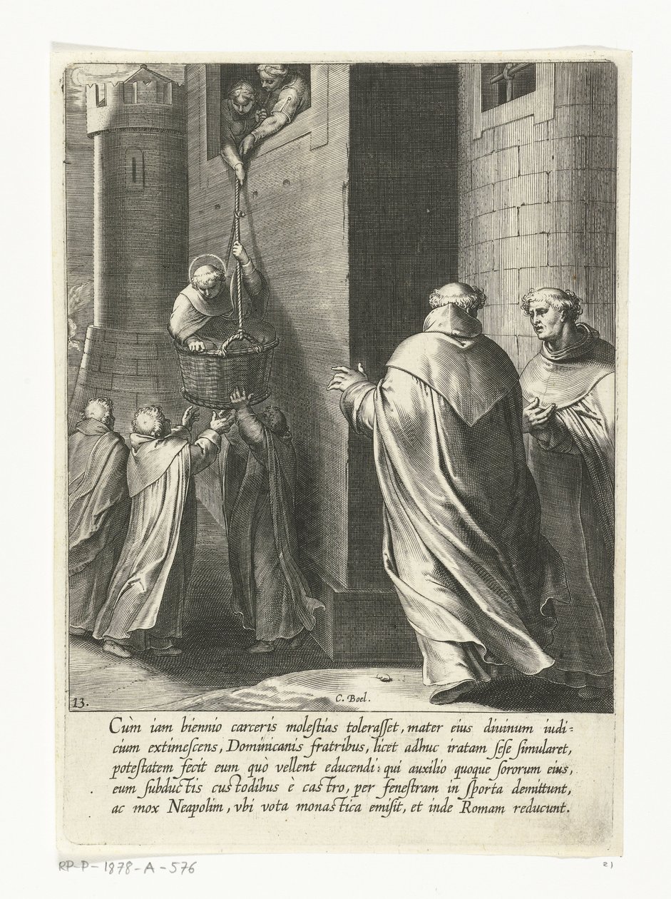 Thomas vlucht uit de gevangenis door Cornelis Boel