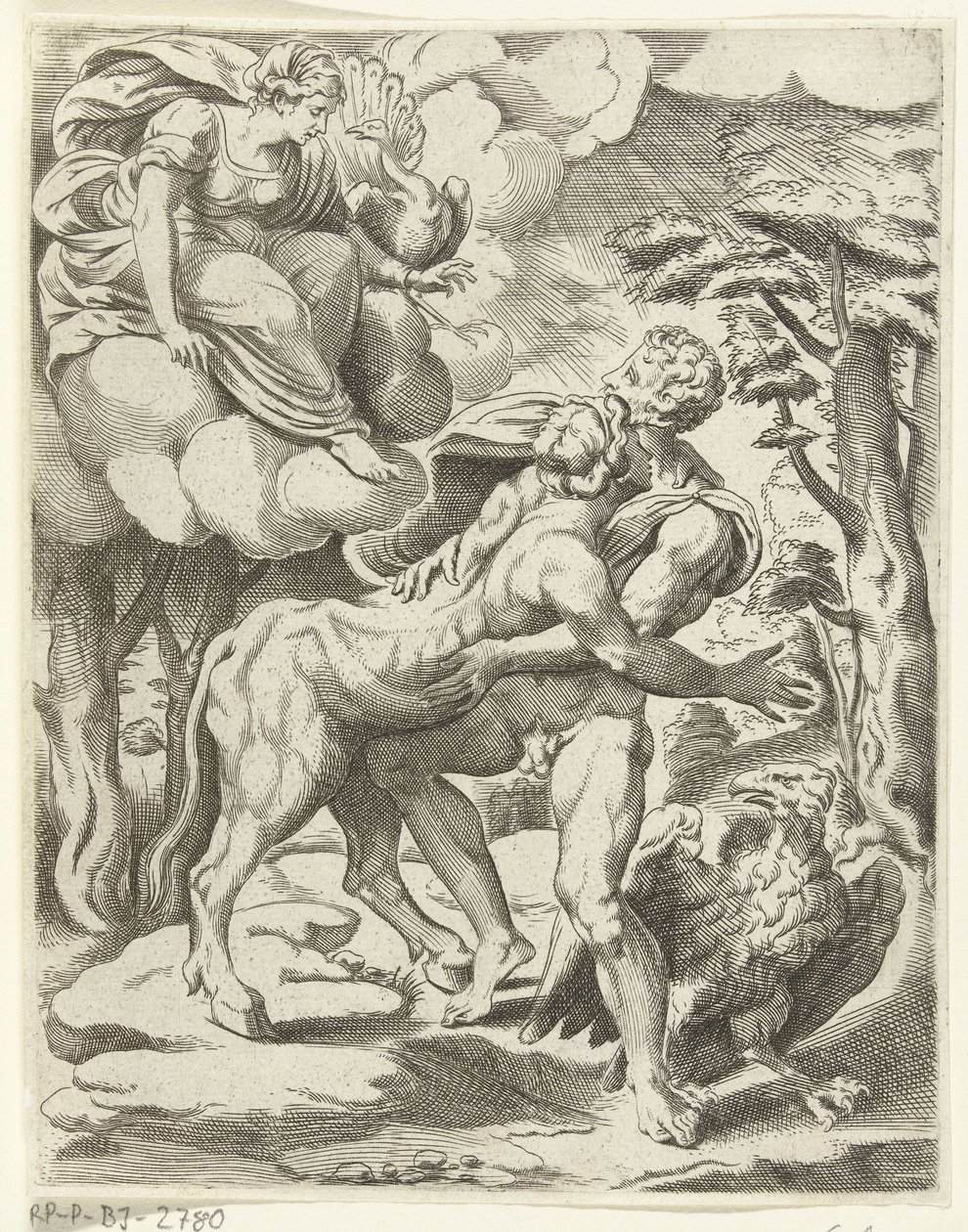 Jupiter, Io en Juno door Cornelis Bos