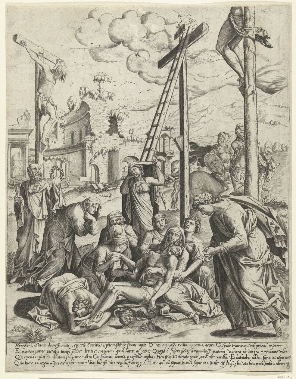 Kruisafneming door Cornelis Bos