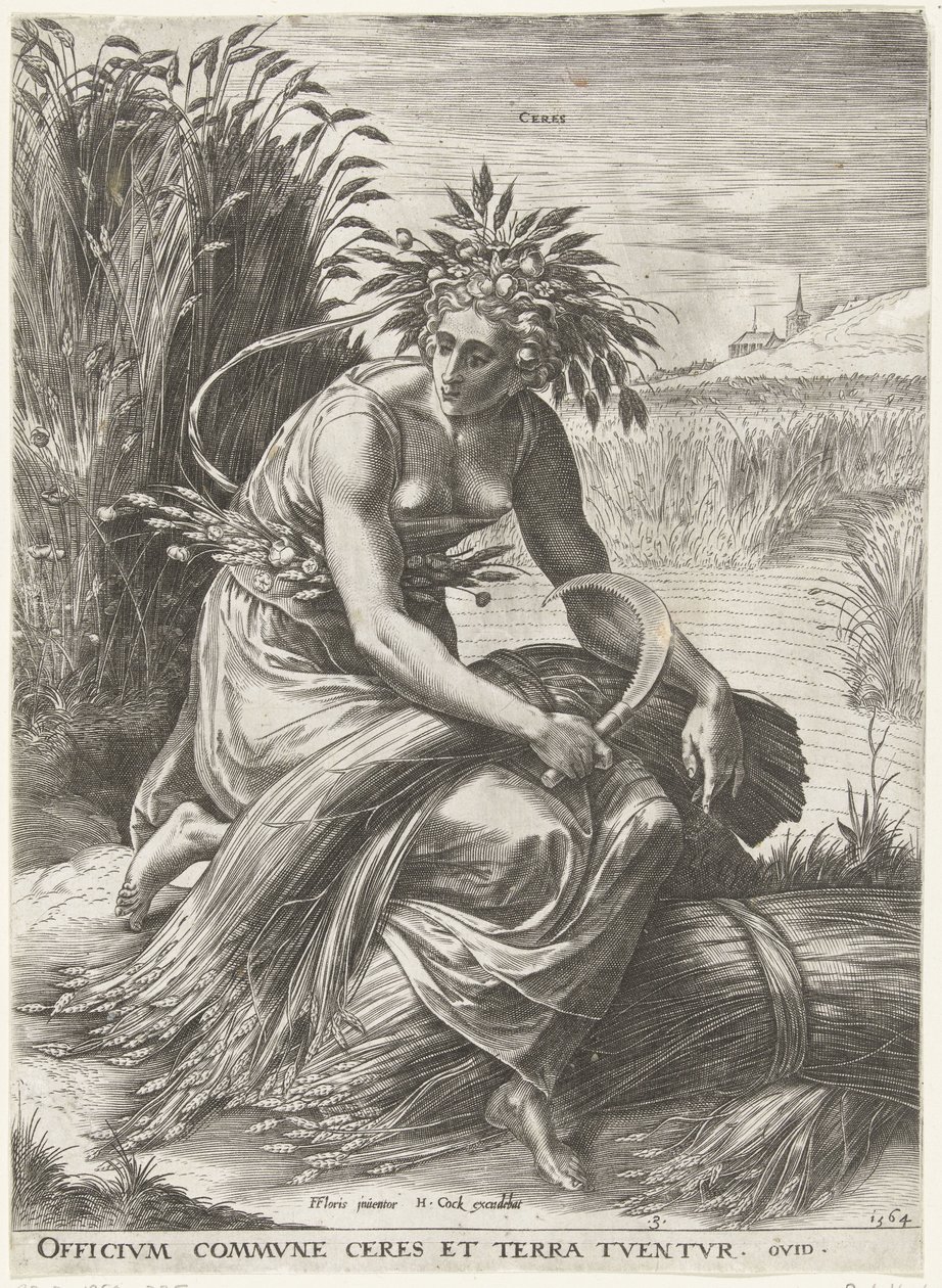 Ceres door Cornelis Cort