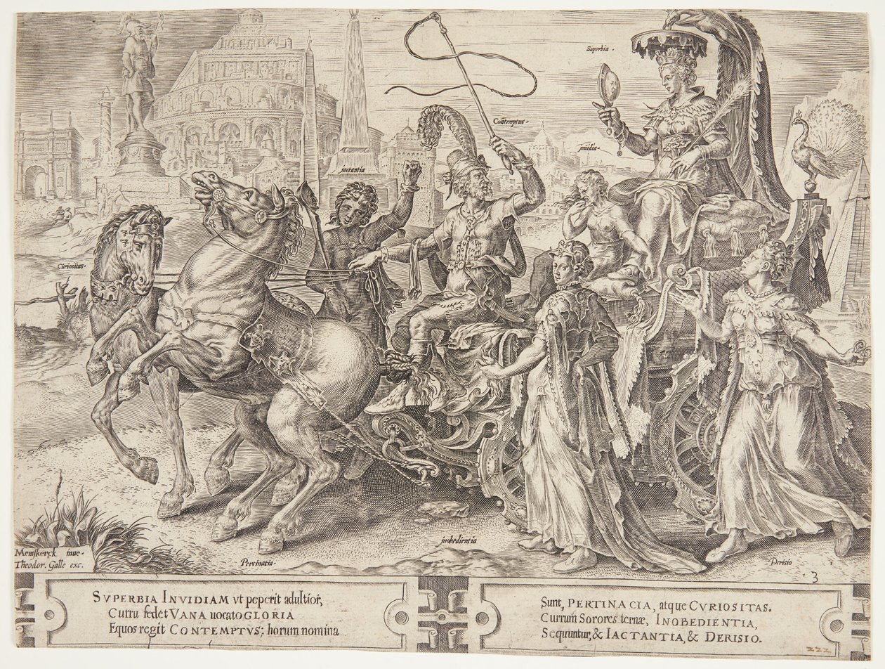 De triomf van trots door Cornelis Cort