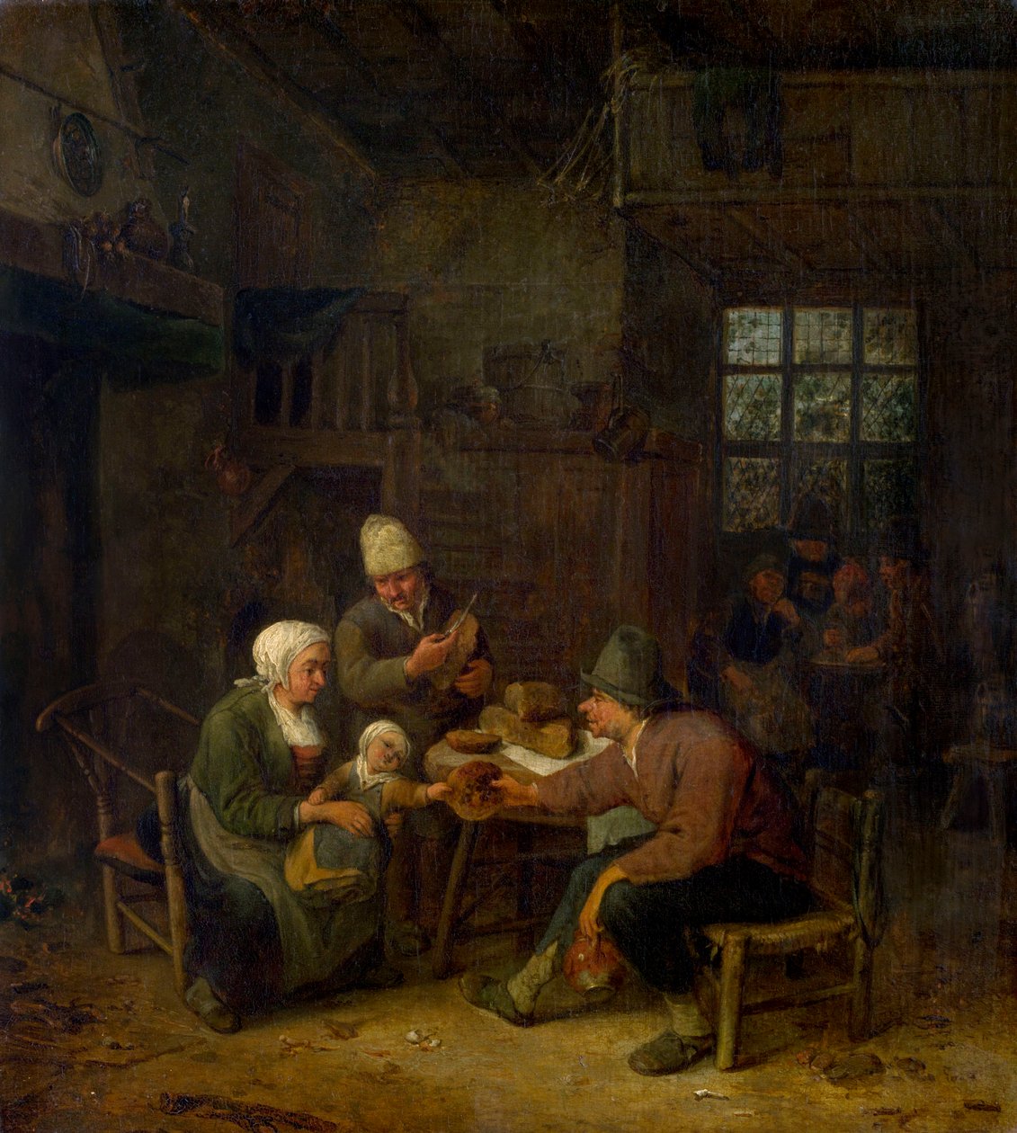 Interieur door Cornelis Dusart