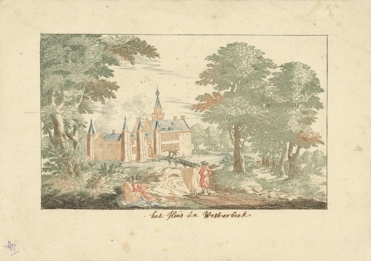 Kasteel Westerbeek door Cornelis Elandts