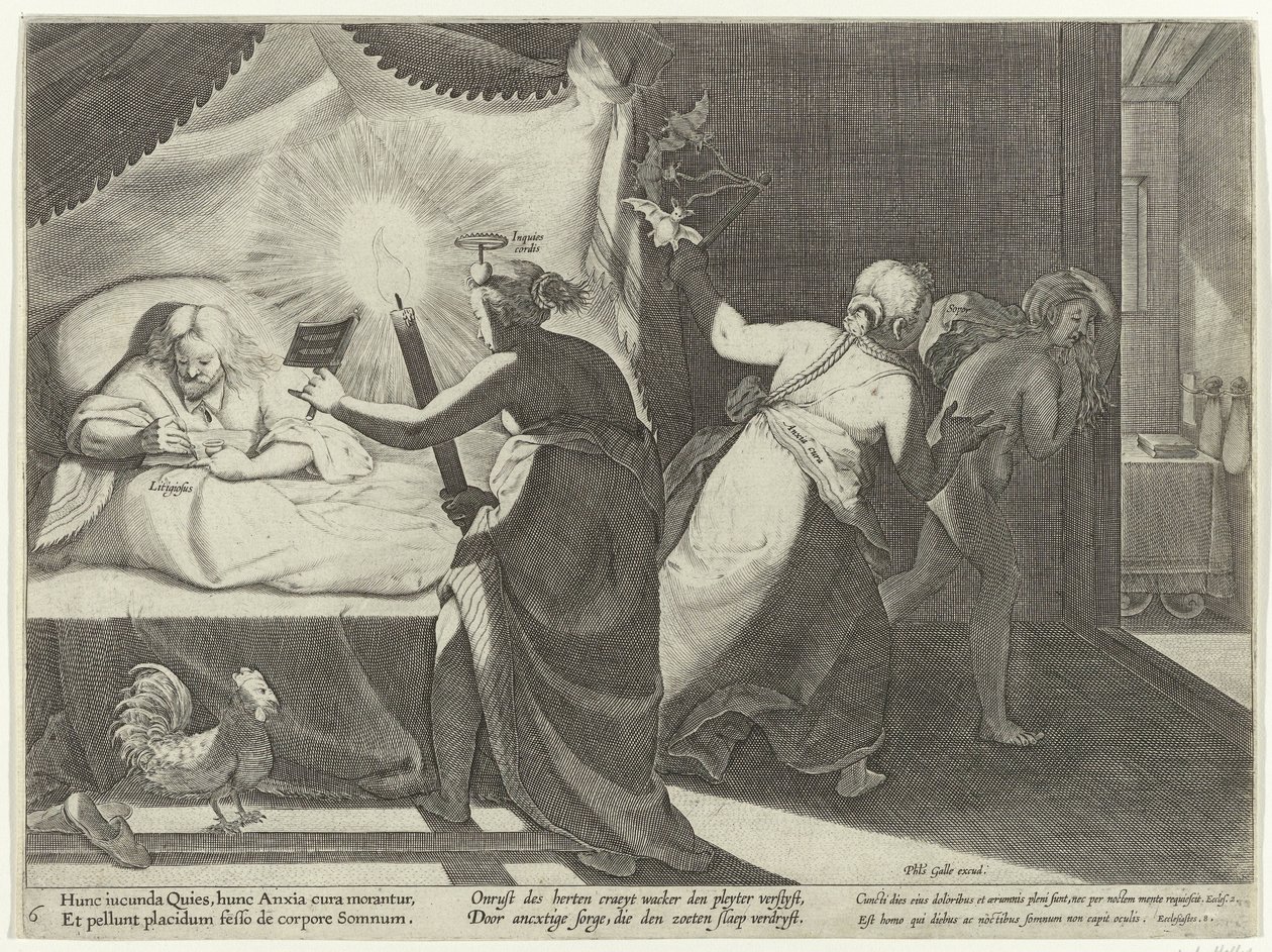 Slapeloze nachten voor de aanklager Misbruik in procesvoering (serie titel) Litis Abusus (serie titel) door Cornelis Galle (I)