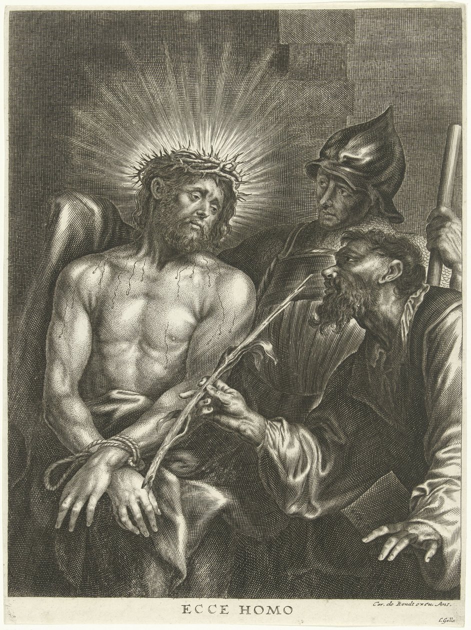 Christus aan het volk getoond (Ecce Homo) door Cornelis Galle (II)
