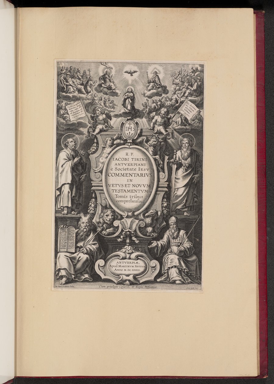 Titelpagina voor R.P. Jacobi Tirini