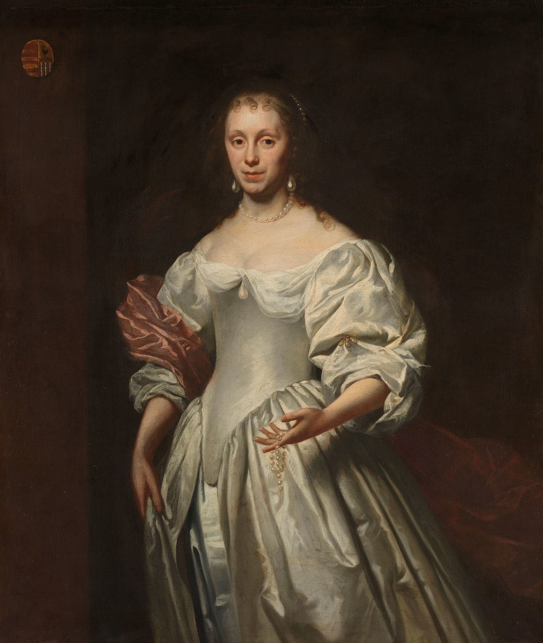 Portret van Cornelia Craen van Haeften (1622-1678) door Cornelis Janssens van Ceulen (II) (attributed to)