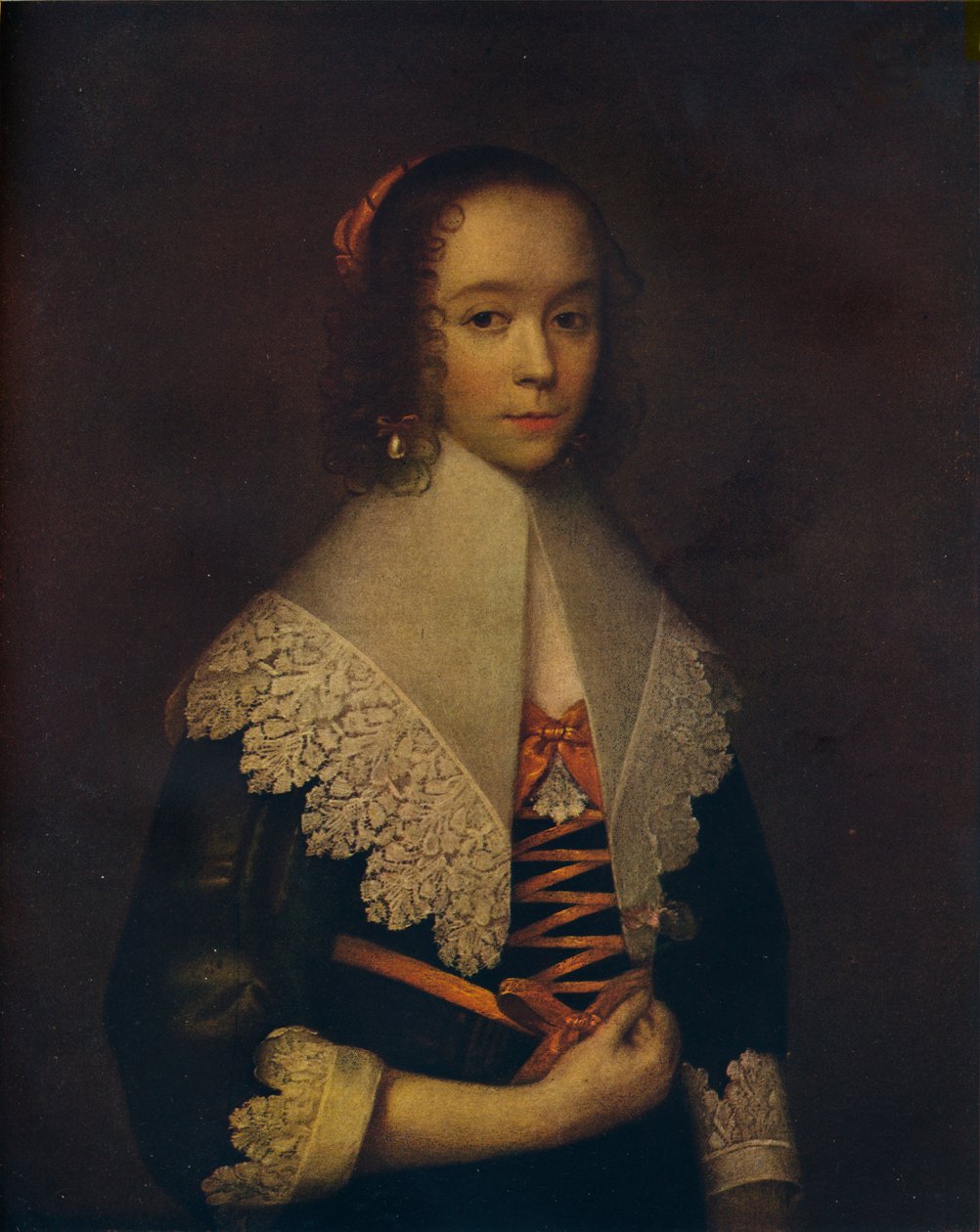 Portret van een Meisje, 17e eeuw, 1916 door Cornelis Janssens van Ceulen