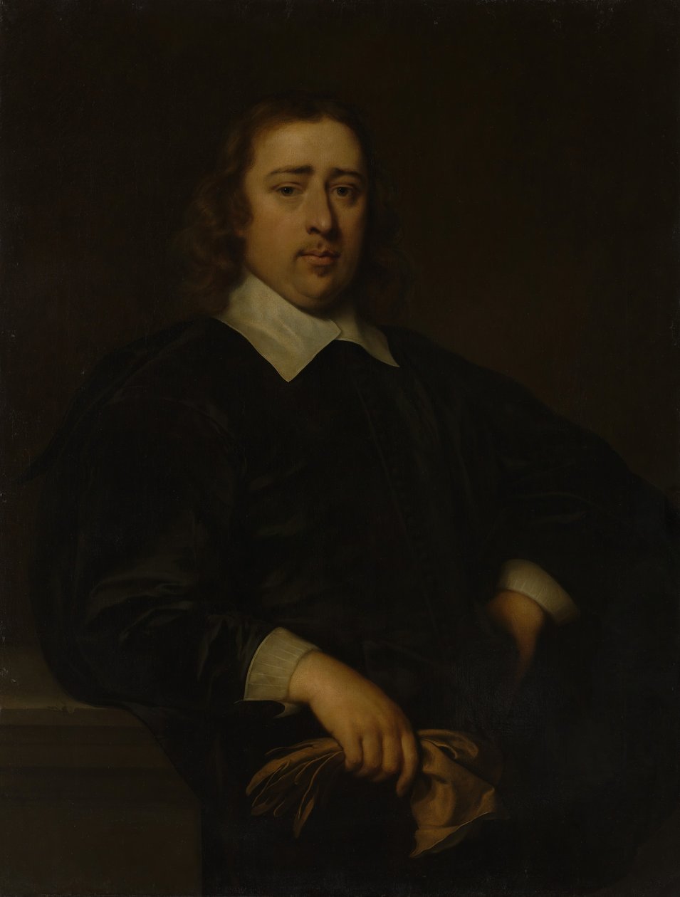 Portret van een Man door Cornelis Janssens van Ceulen