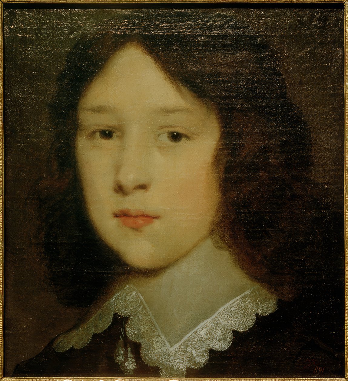 Portret van een jonge man door Cornelis Johnson van Keulen
