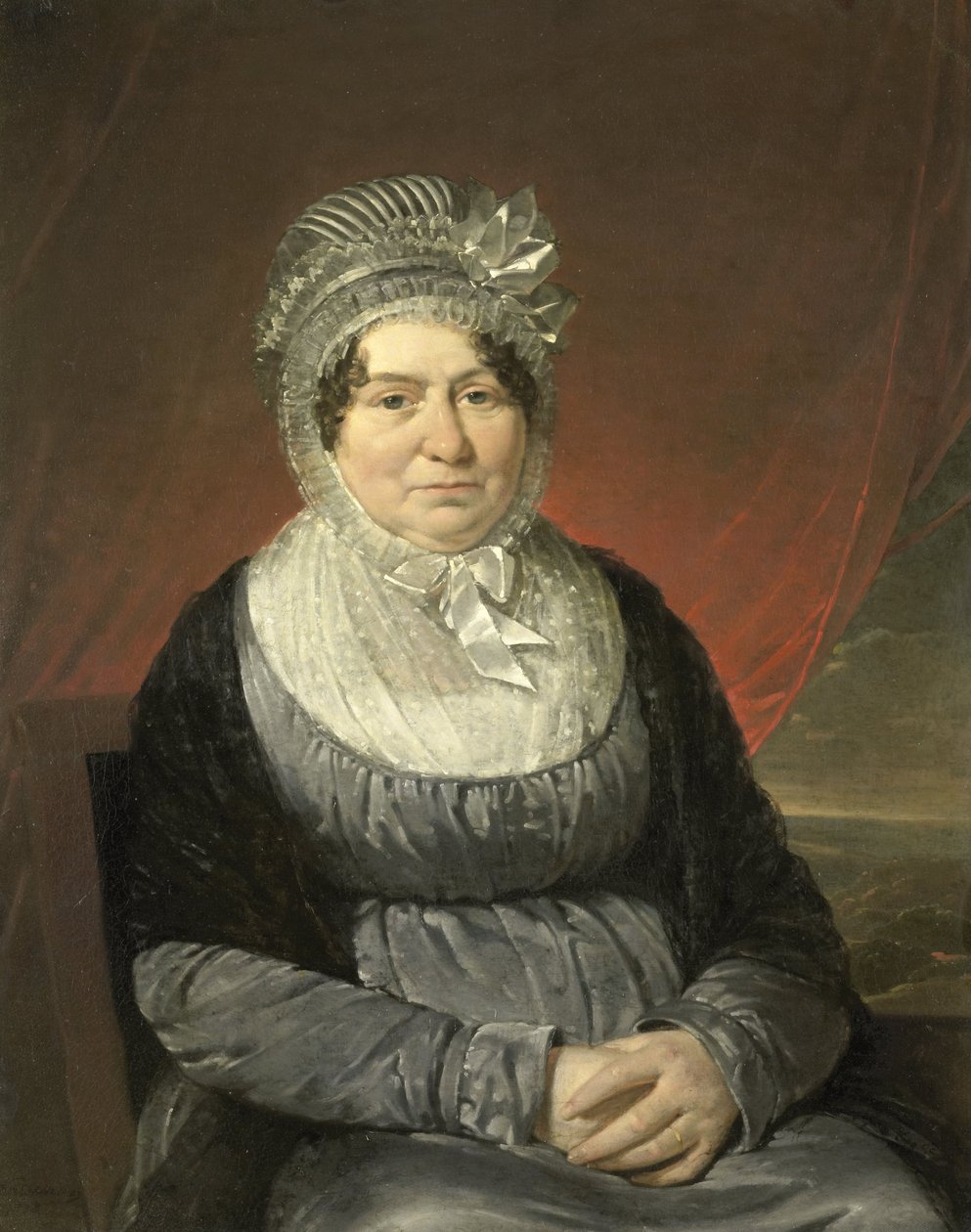 Mevrouw Brak-Haskenhoff door Cornelis Kruseman