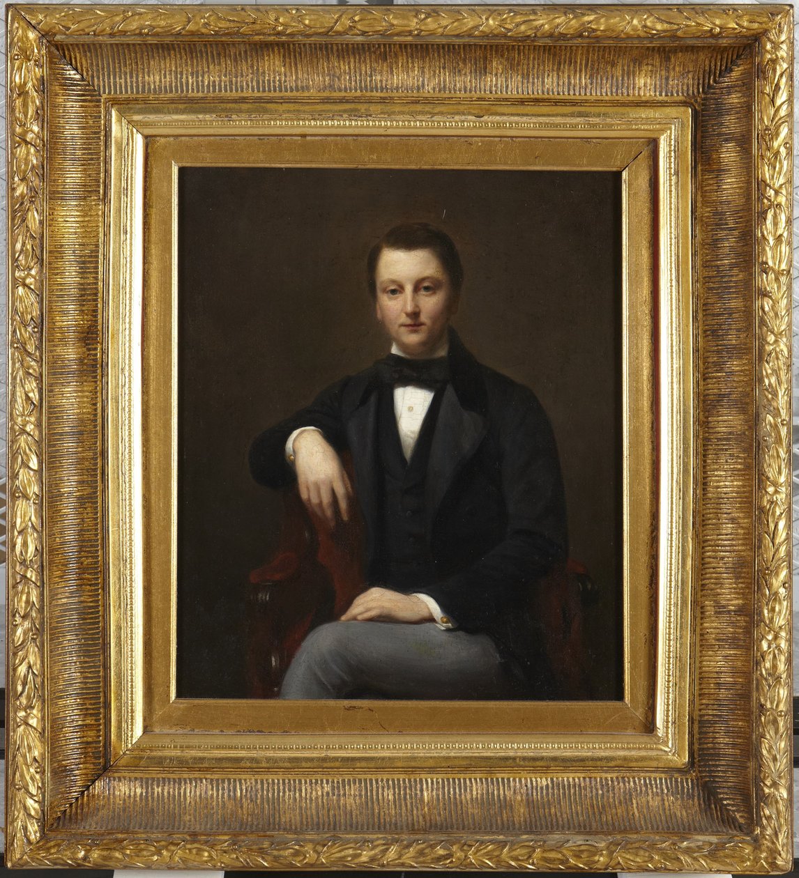 Portret van Eduard van der Oudermeulen door Cornelis Kruseman